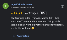 Rezesion Google Hypnose
